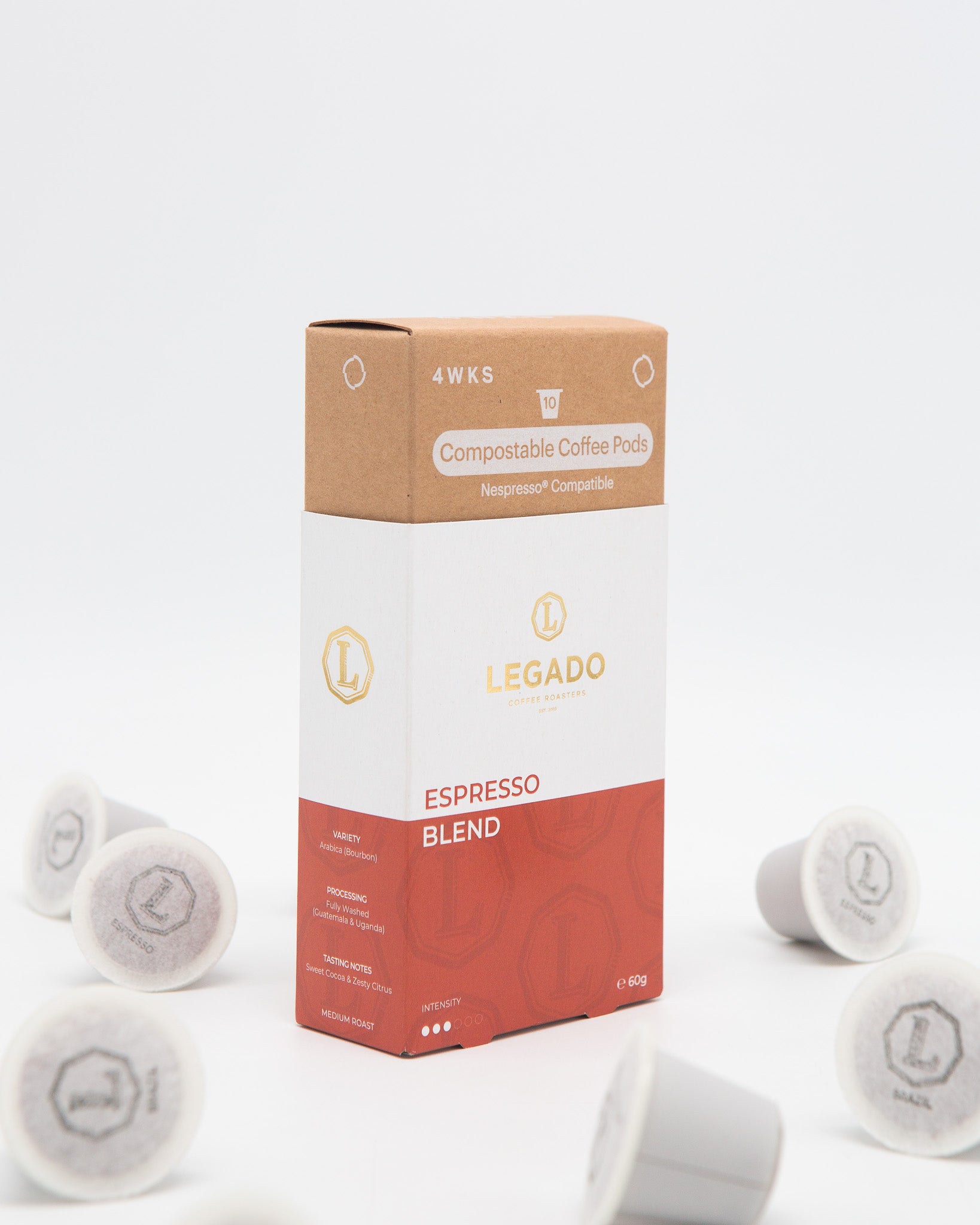 4WKS Pods - Espresso Blend (Box of 10)