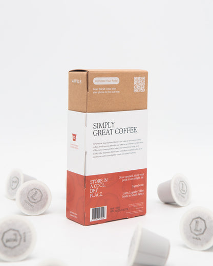 4WKS Pods - Espresso Blend (Box of 10)