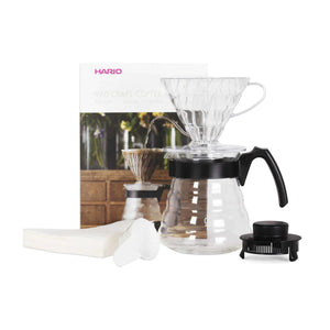 HARIO CRAFT COFFEE MAKER POUR-OVER SET - PLASTIC